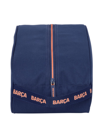 Range-Chaussures de Voyage F.C. Barcelona Blue marine 34 x 15 x 18 cm