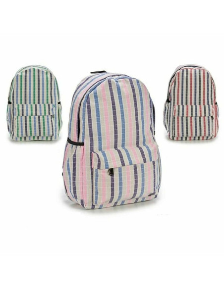 Cartable Rayures Multicouleur 13 x 45 x 31 cm 12 Unités