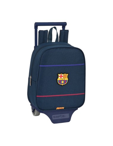 Cartable à roulettes F.C. Barcelona Bleu (22 x 28 x 10 cm)