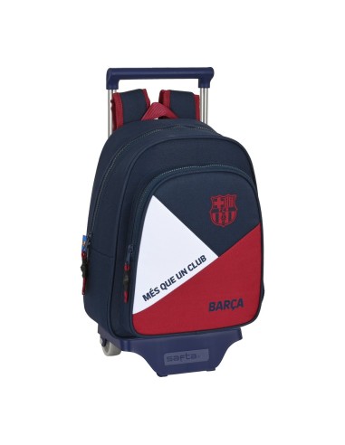 Cartable à roulettes F.C. Barcelona Corporativa Bleu Bordeaux (27 x 33 x 10 cm)