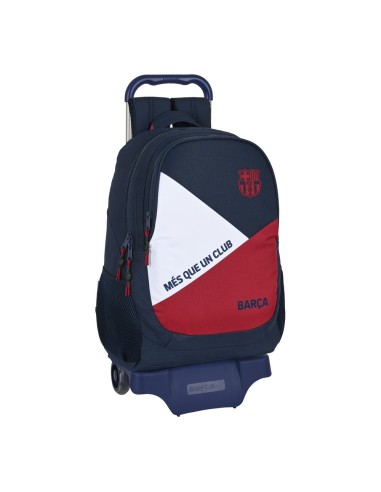 Cartable à roulettes F.C. Barcelona Corporativa Bleu Bordeaux (32 x 44 x 16 cm)