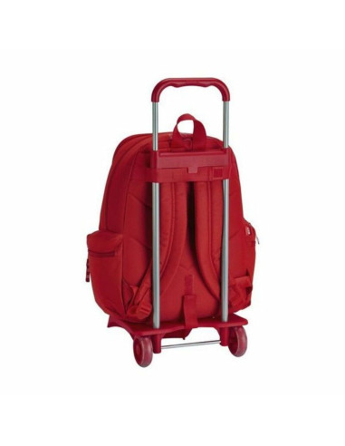 Cartable à roulettes 905 Real Sporting de Gijón Rouge