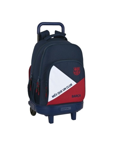 Cartable à roulettes F.C. Barcelona Corporativa Bleu Bordeaux (33 x 45 x 22 cm)