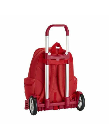 Cartable à roulettes Evolution Real Sporting de Gijón Rouge