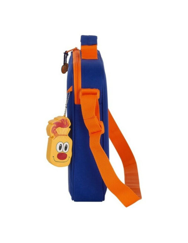 Cartable d'école Valencia Basket Bleu Orange (38 x 28 x 6 cm)