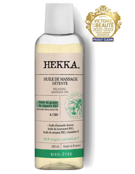 HEKKA - Huile de massage détente