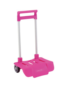 Chariot pour Sac à Dos Pliable Safta Fuchsia