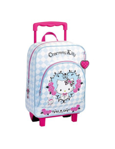 Chariot pour Sac à Dos Pliable Safta Fuchsia 2