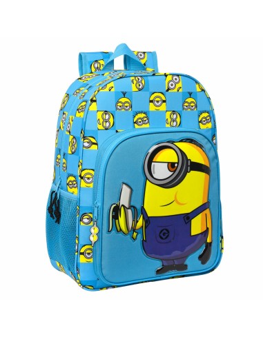 Cartable Minions Minionstatic Bleu (33 x 42 x 14 cm)