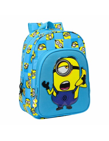 Cartable Minions Minionstatic Bleu (26 x 34 x 11 cm)