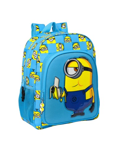 Cartable Minions Minionstatic Bleu (32 x 38 x 12 cm)