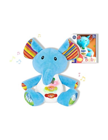 Peluche musicale Reig Eléphant 15 cm