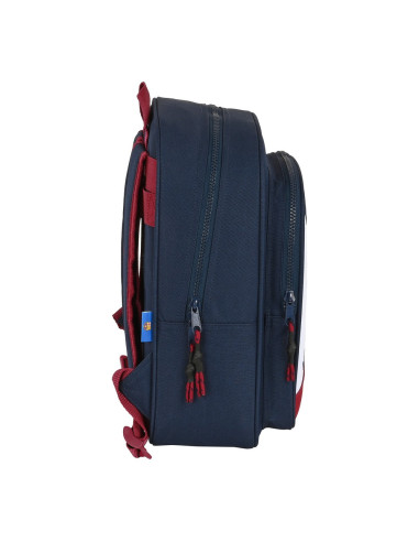 Cartable F.C. Barcelona Bleu Bordeaux (27 x 33 x 10 cm)