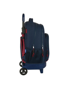 Cartable à roulettes F.C. Barcelona Corporativa Bleu Bordeaux (33 x 45 x 22 cm) 2