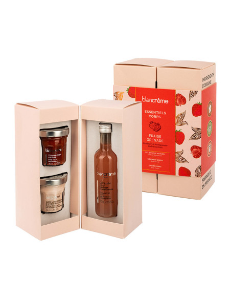 Trio Essentiels pour le corps - Fraise  Grenade