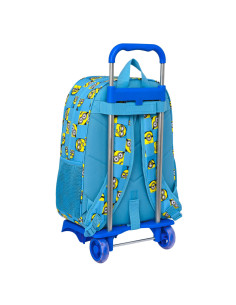 Cartable à roulettes Minions Minionstatic Bleu (33 x 42 x 14 cm) 2